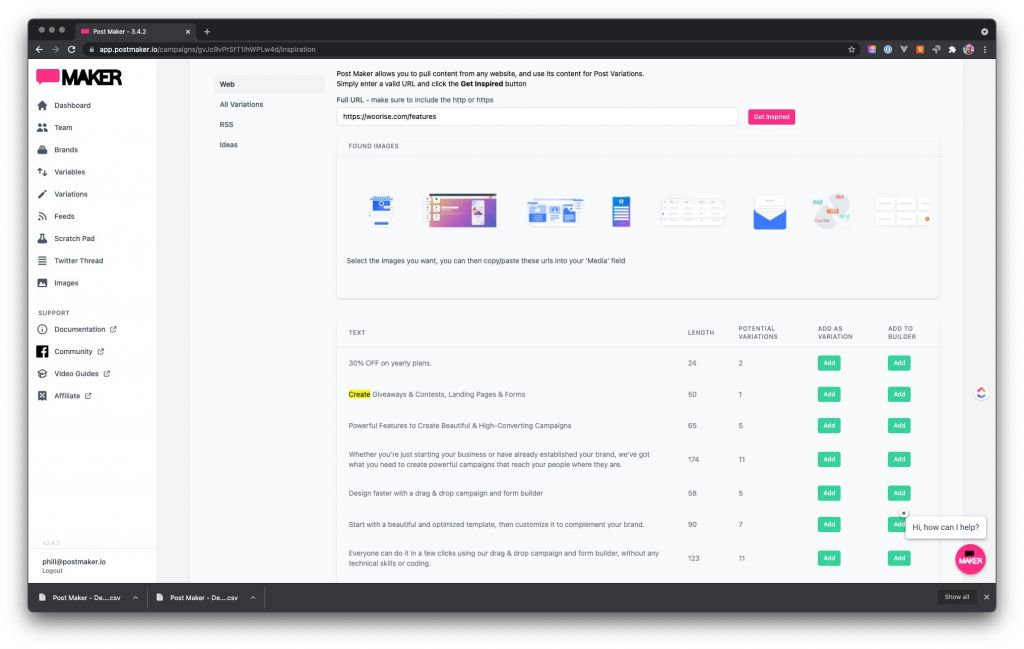 7 Wonderful Affiliate Marketing Content Examples for Woorise using Post Maker 3 Using Post Maker to extract some content from a Web Page.